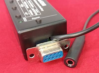 Extra image of RGBtoHDMI - HDMI adaptor with Audio board for early PCs. Cased with Pi0 no cable